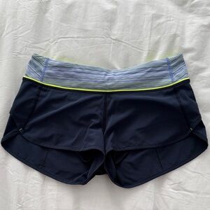 Lululemon Athletica Navy Blue Athletic Shorts